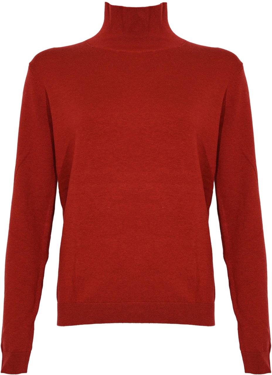 Max Mara Sweaters Rosso Bacca Rood