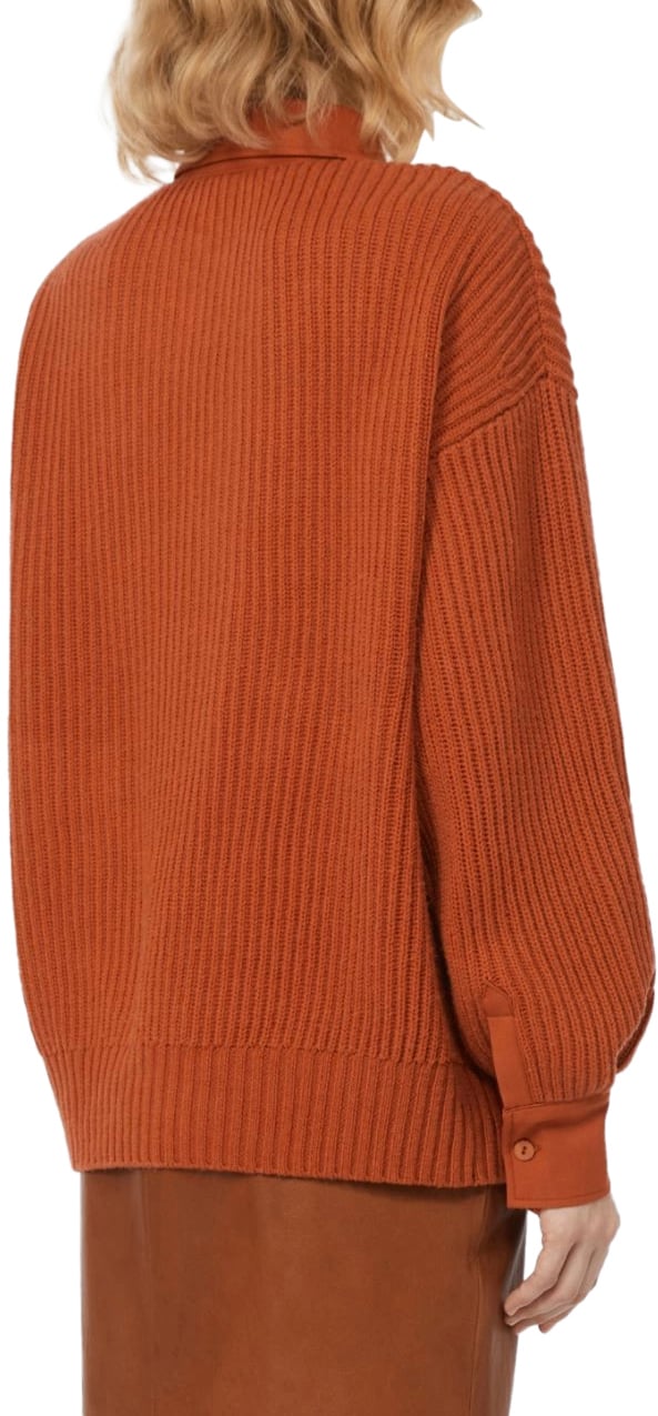 Max Mara Sweaters Ruggine Oranje