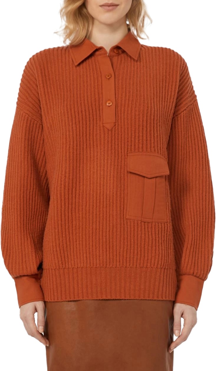 Max Mara Sweaters Ruggine Oranje