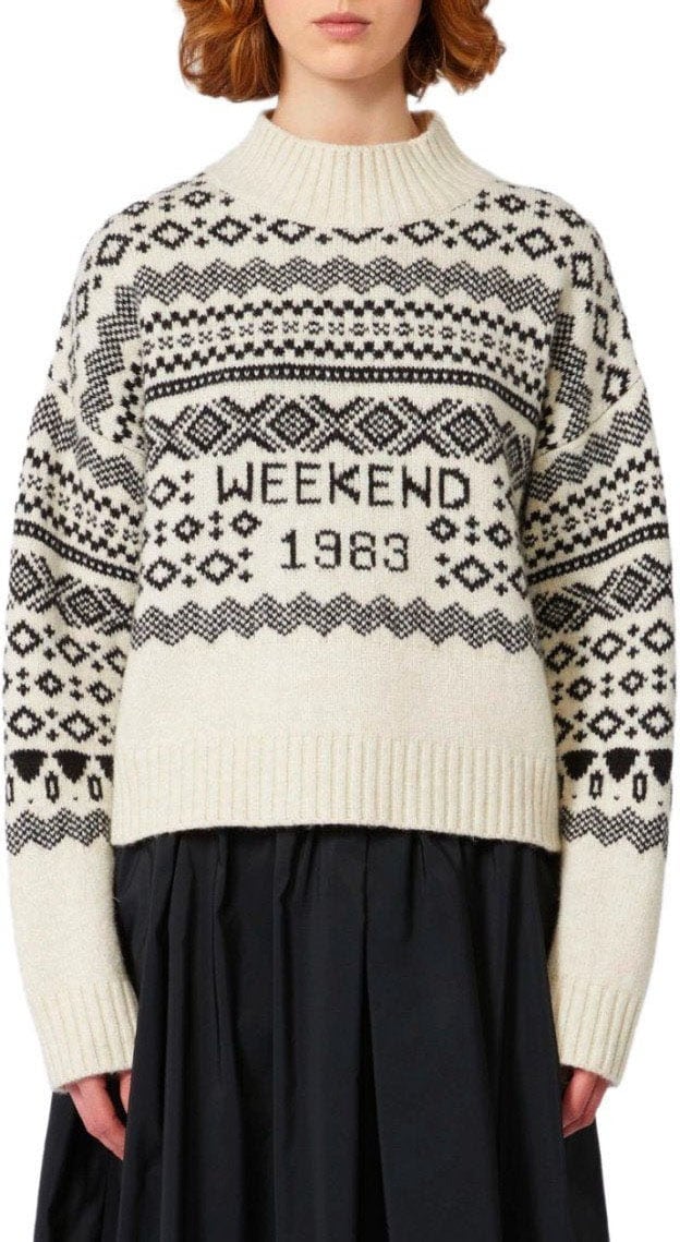 Max Mara MAX MARA WEEKEND BRIOSO1234 SWEATER Wit
