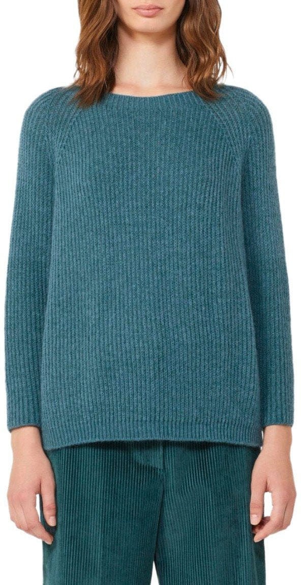 Max Mara MAX MARA WEEKEND XENO BLUE JUMPER Groen