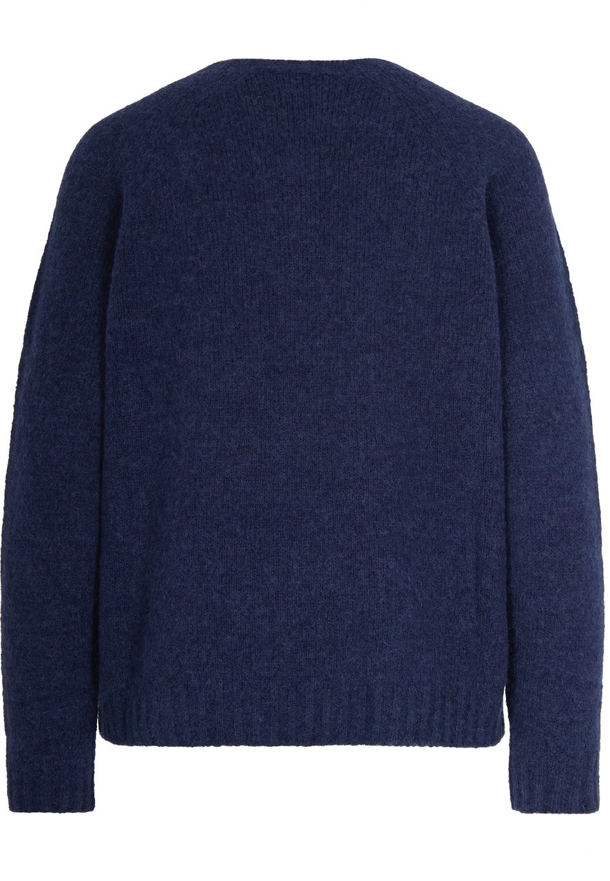 Max Mara Sweaters Blu Marino Blauw