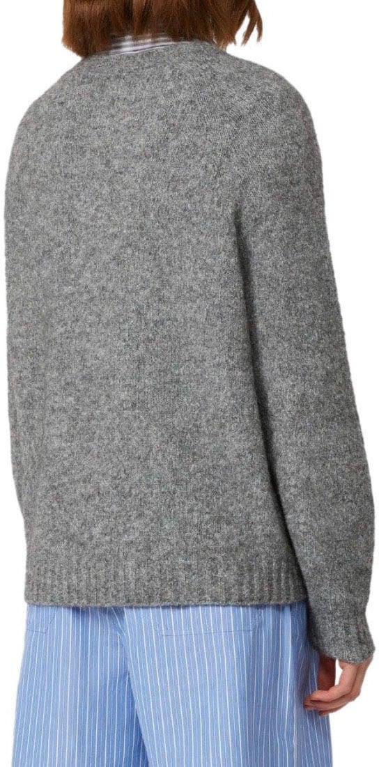 Max Mara MAX MARA WEEKEND GHIACCI MELANGE GREY SWEATER Grijs