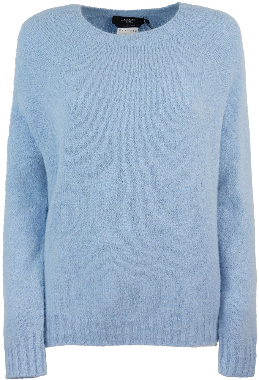 Max Mara Sweaters Clear Blue Blauw