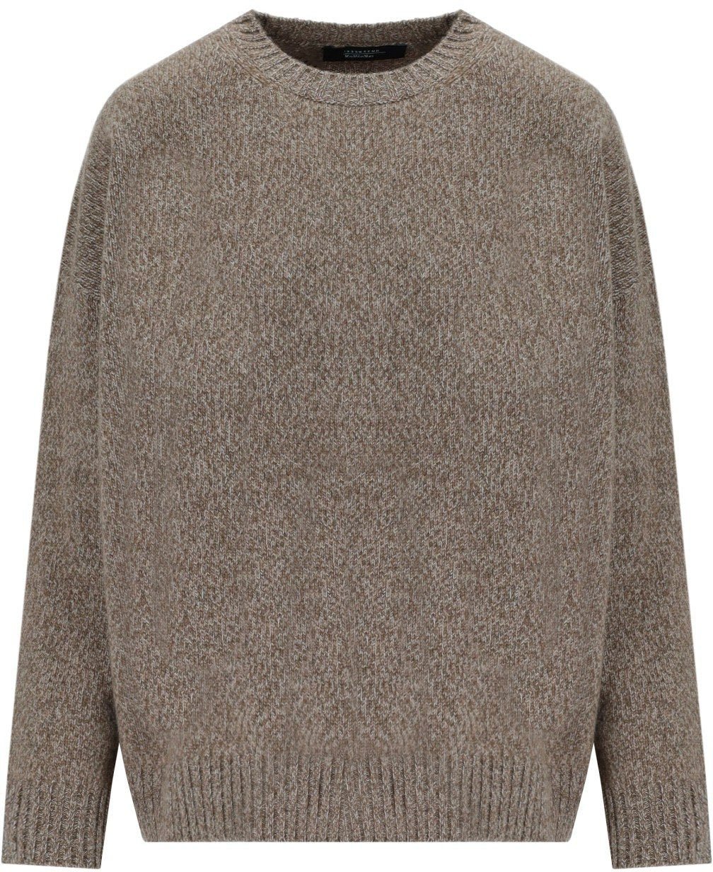 Max Mara MAX MARA WEEKEND SIBARI BEIGE CREWNECK SWEATER Bruin