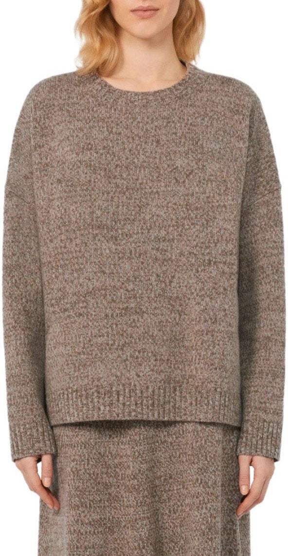 Max Mara MAX MARA WEEKEND SIBARI BEIGE CREWNECK SWEATER Bruin