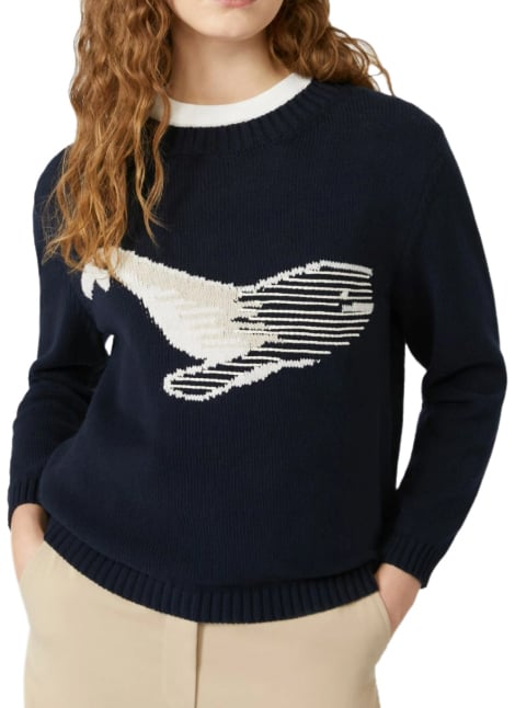 Max Mara Sweaters Blue Blauw