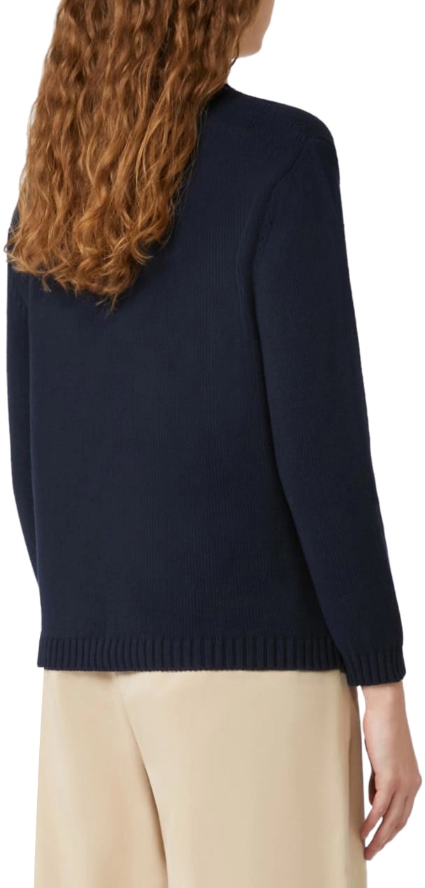 Max Mara Sweaters Blue Blauw