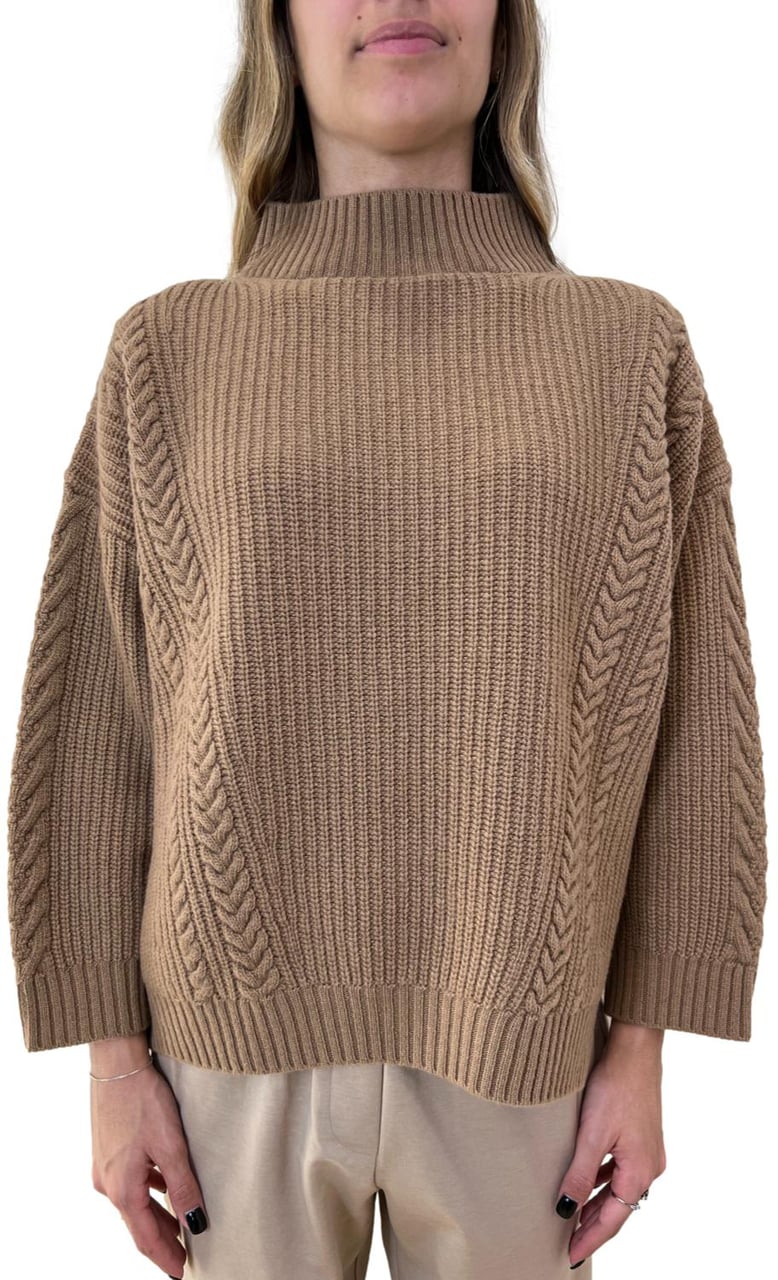 Max Mara Sweaters Camel Beige