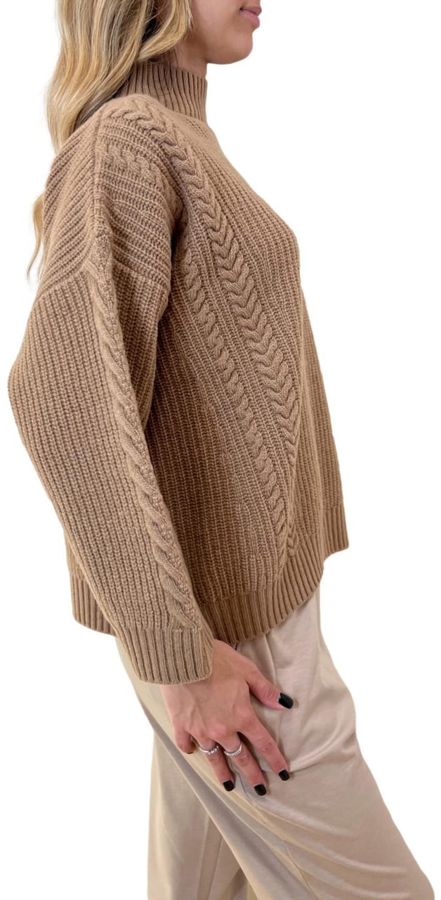 Max Mara Sweaters Camel Beige