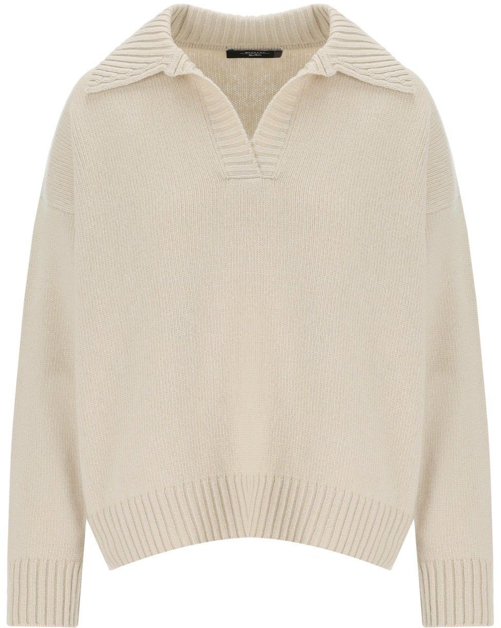 Max Mara MAX MARA WEEKEND AGRE POLO-SWEATER Beige