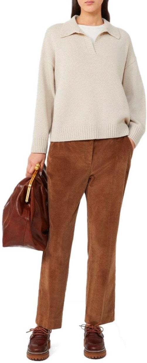 Max Mara MAX MARA WEEKEND AGRE POLO-SWEATER Beige