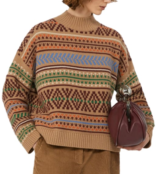 Max Mara Sweaters Camel Beige