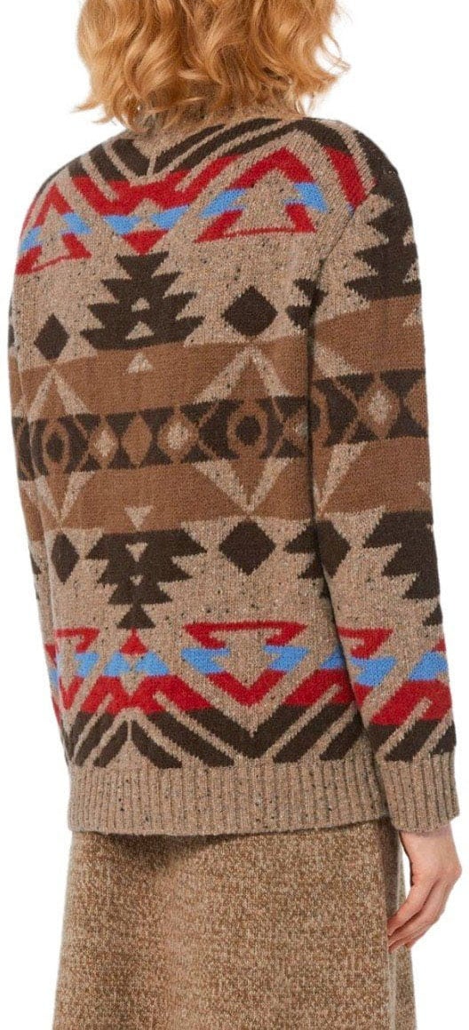 Max Mara MAX MARA WEEKEND ERITREA BROWN TURTLENECK SWEATER Beige