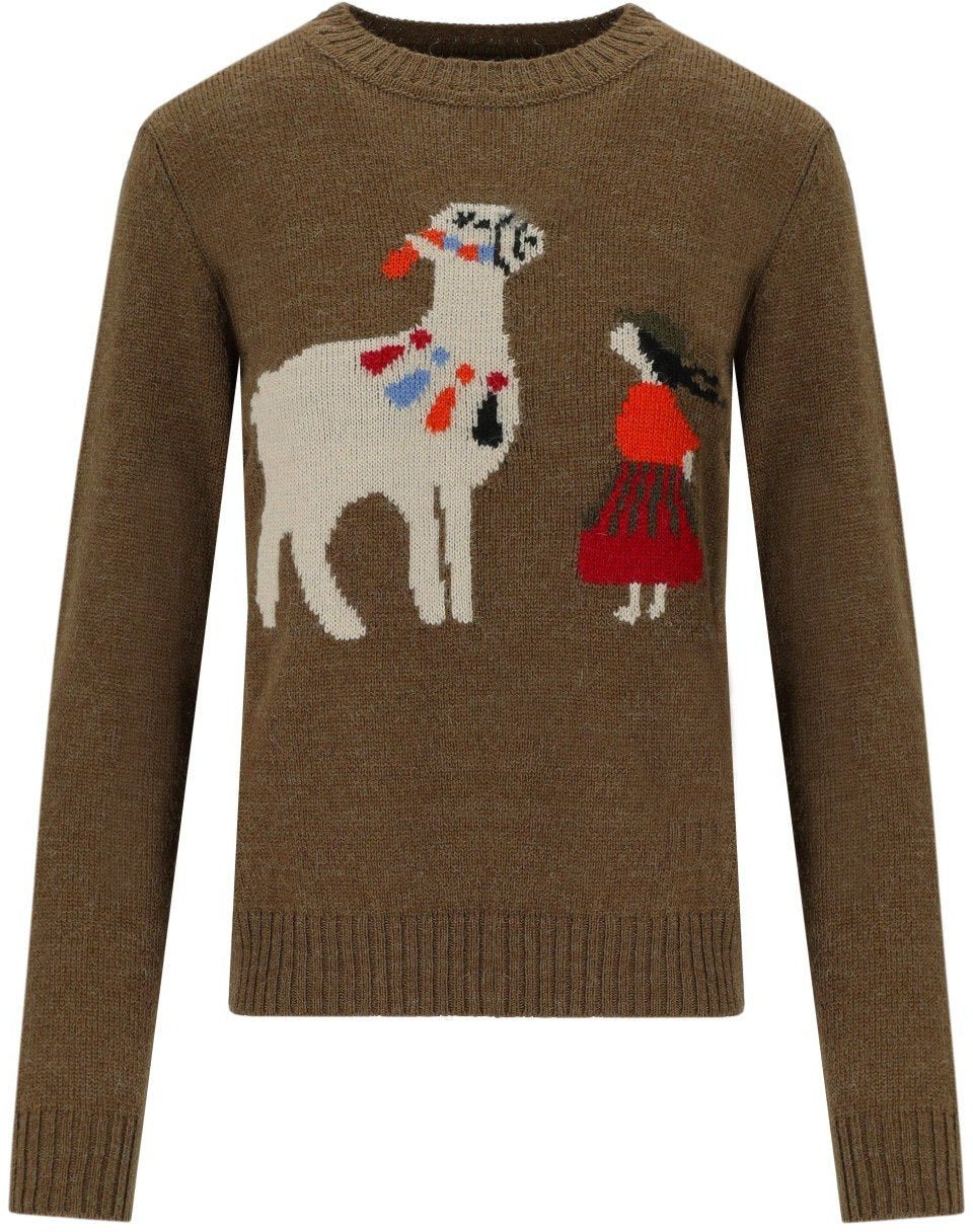 Max Mara MAX MARA WEEKEND NITRA CREWNECK SWEATER Bruin