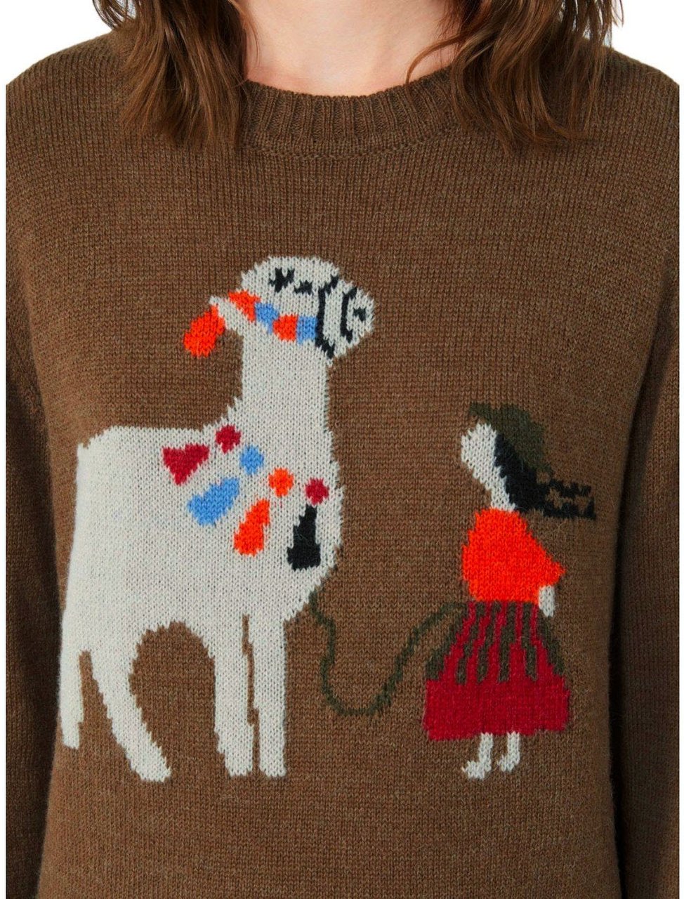 Max Mara MAX MARA WEEKEND NITRA CREWNECK SWEATER Bruin