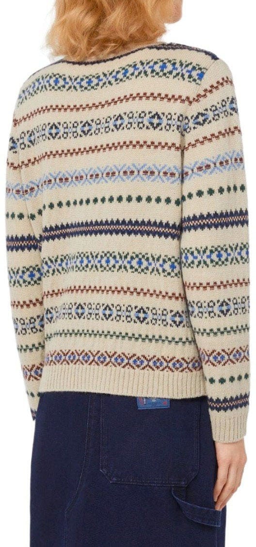 Max Mara MAX MARA WEEKEND QUIRITE ECRU CREWNECK SWEATER Beige