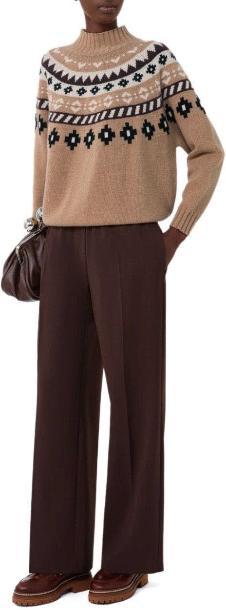 Max Mara MAX MARA WEEKEND HARDY CAMEL TURTLENECK SWEATER Bruin