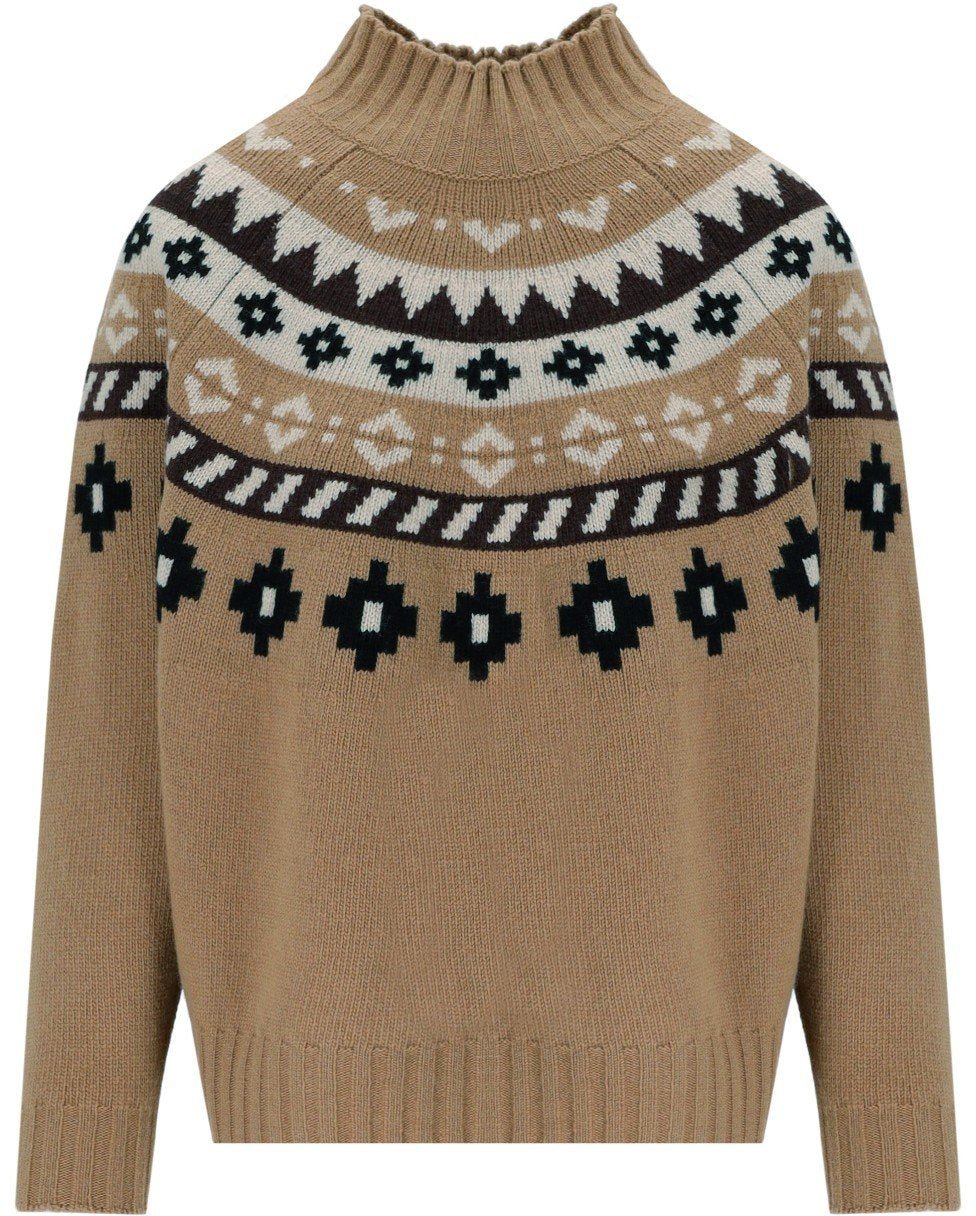 Max Mara MAX MARA WEEKEND HARDY CAMEL TURTLENECK SWEATER Bruin