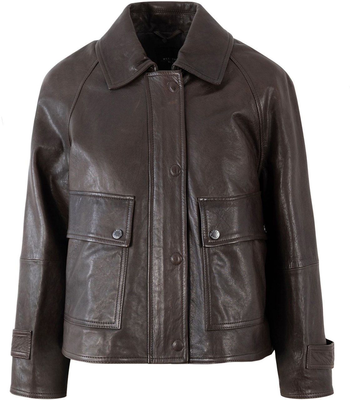 Max Mara Jackets Marrone Scuro Bruin