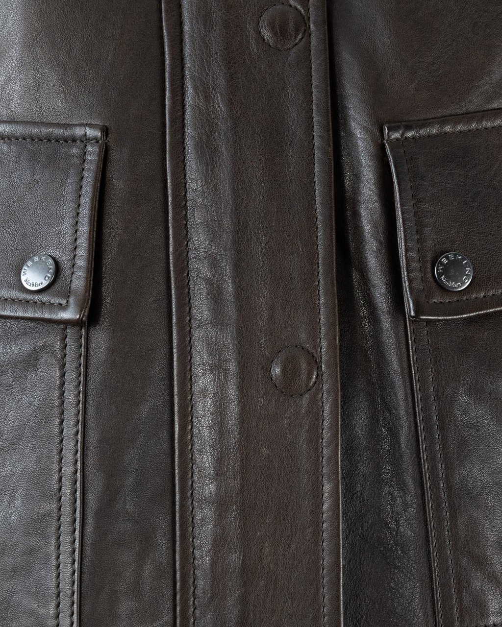Max Mara Jackets Marrone Scuro Bruin