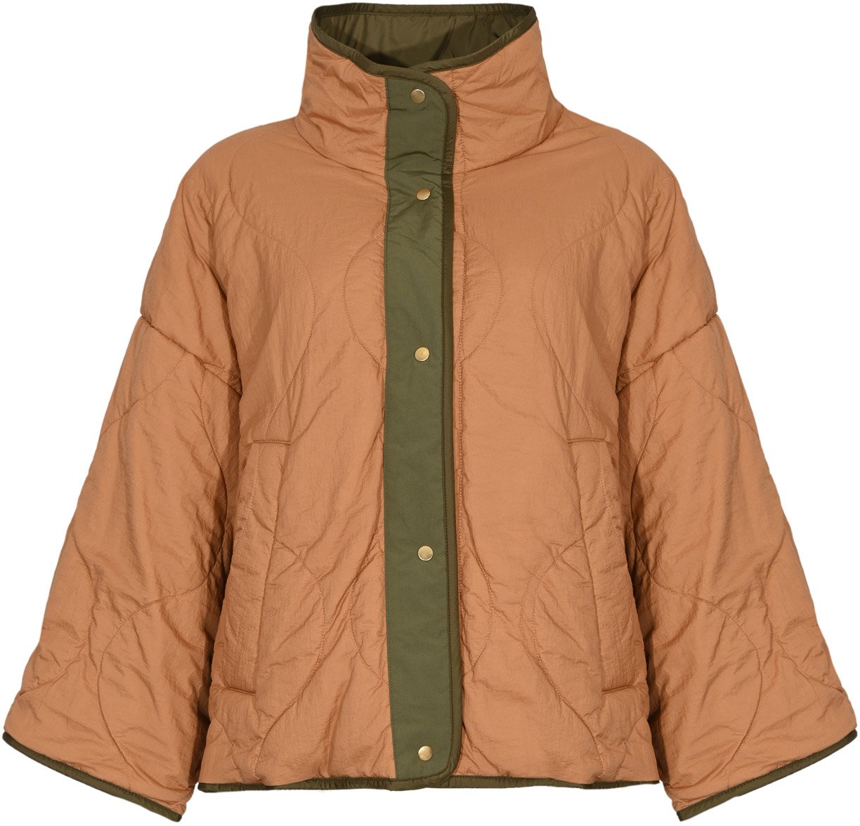 Max Mara Coats Verde Kaki Groen