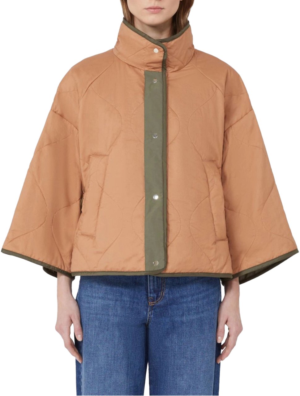 Max Mara Max Mara Weekend Ronco Jackets Khaki 2525486011600 Groen