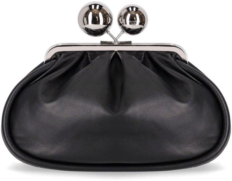 Max Mara MAX MARA WEEKEND PASTICCINO MILVANEW MEDIUM CLUTCH Zwart
