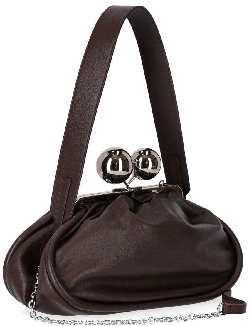 Max Mara MAX MARA WEEKEND PASTICCINO MILVANEW MEDIUM DARK CLUTCH Bruin