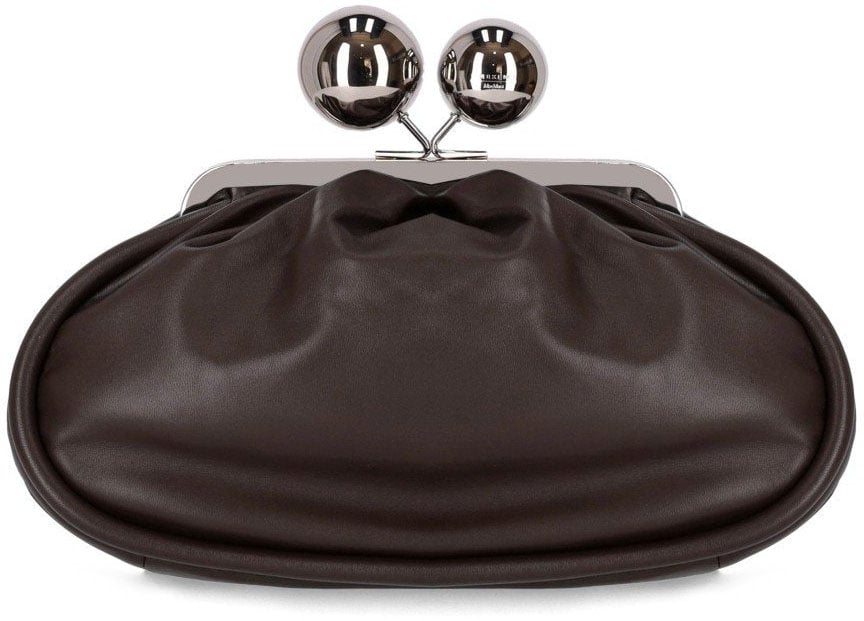 Max Mara MAX MARA WEEKEND PASTICCINO MILVANEW MEDIUM DARK CLUTCH Bruin