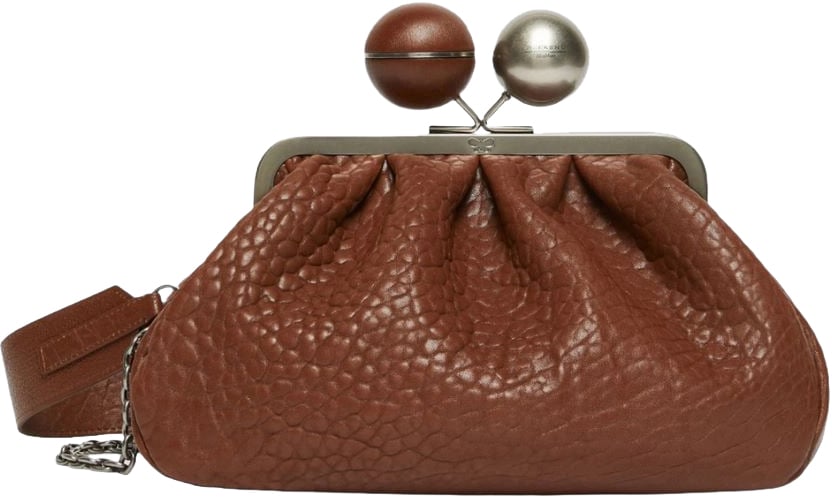 Max Mara Bags Leather Brown Bruin