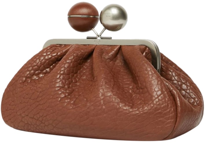 Max Mara Bags Leather Brown Bruin