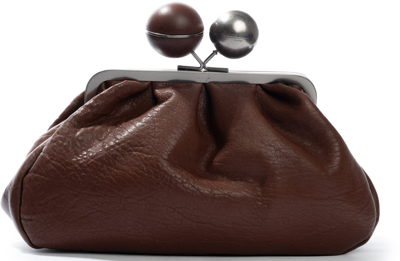 Max Mara Bags Leather Brown Bruin