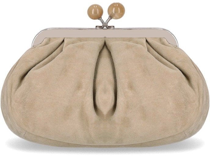 Max Mara MAX MARA WEEKEND PASTICCINO VALOIS SMALL CLUTCH Beige