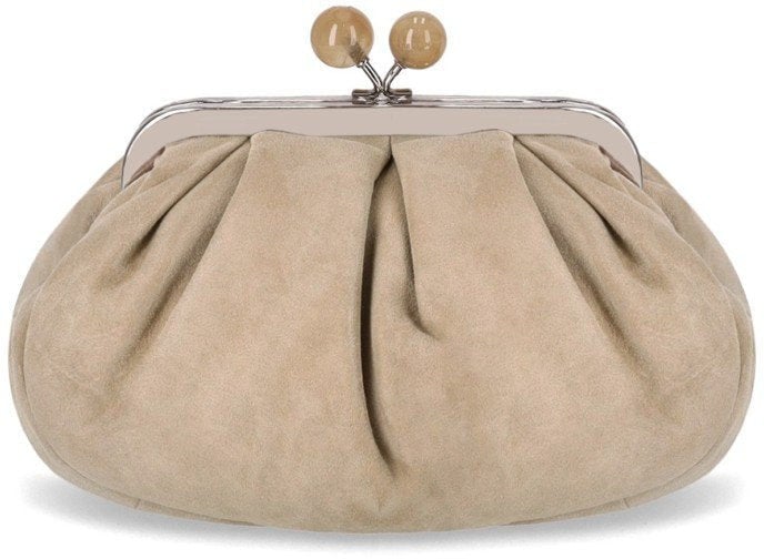 Max Mara MAX MARA WEEKEND PASTICCINO VALOIS SMALL CLUTCH Beige