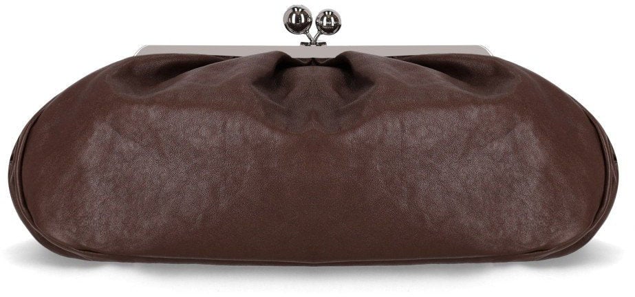 Max Mara MAX MARA WEEKEND PASTICCINO CRISTIN LARGE DARK CLUTCH Bruin