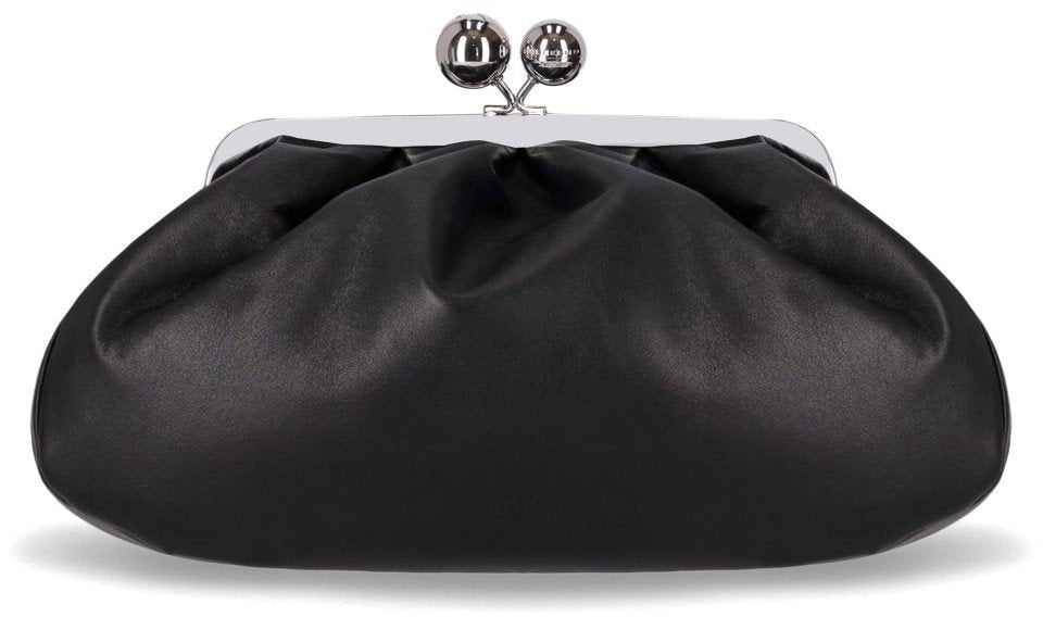 Max Mara MAX MARA WEEKEND PASTICCINO CUBICO MEDIUM CLUTCH Zwart
