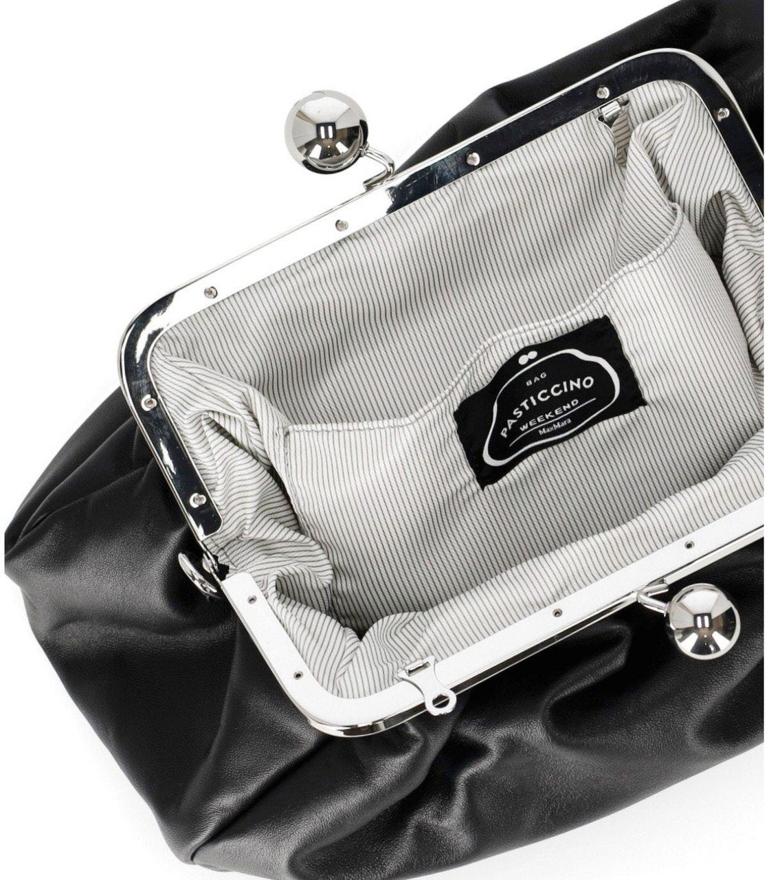 Max Mara MAX MARA WEEKEND PASTICCINO CUBICO MEDIUM CLUTCH Zwart
