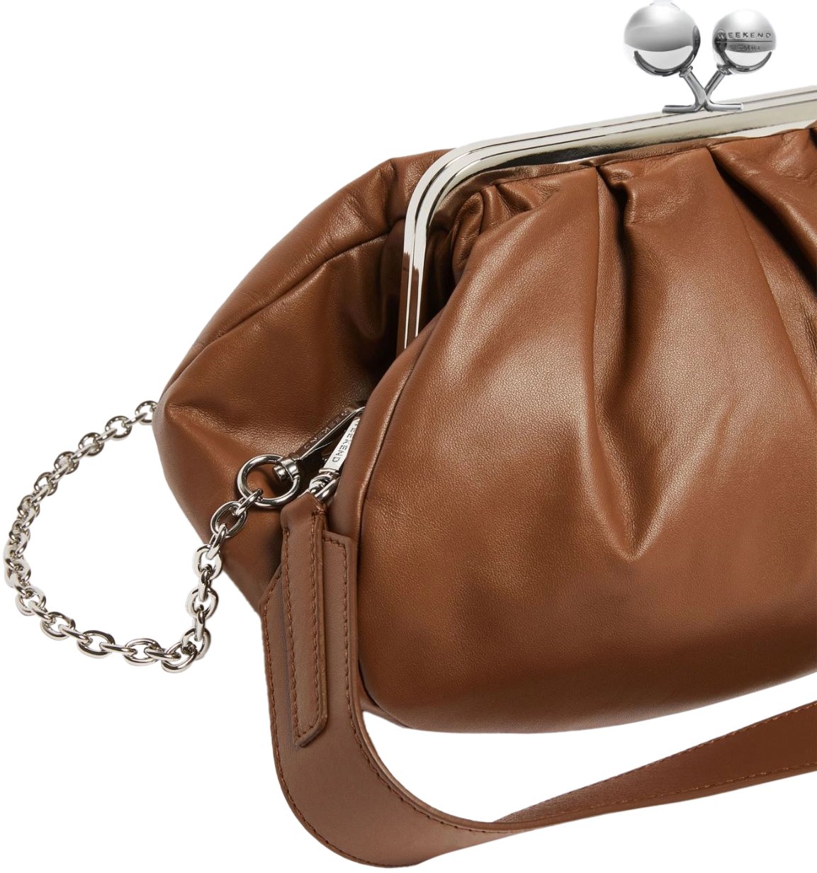Max Mara Bags Leather Brown Bruin