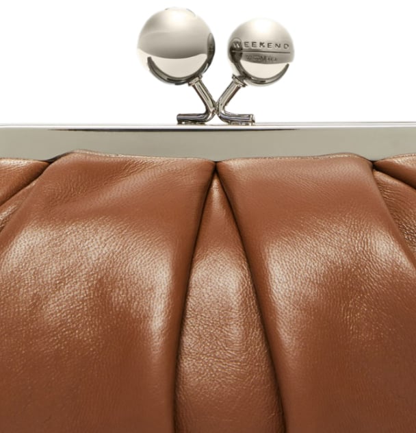 Max Mara Bags Leather Brown Bruin