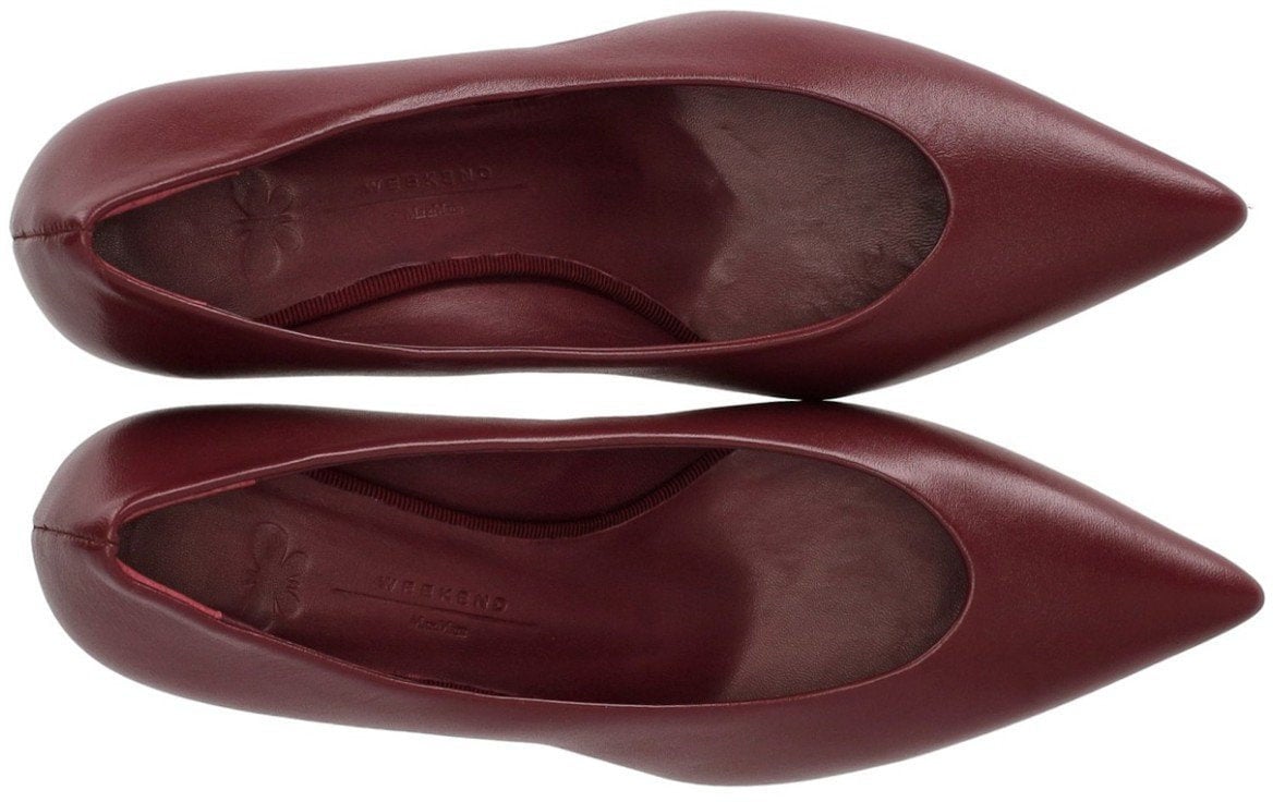 Max Mara MAX MARA WEEKEND RENZA BURGUNDY PUMP Rood