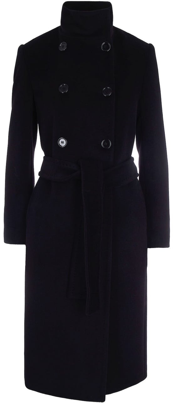 Max Mara Coats Black Zwart