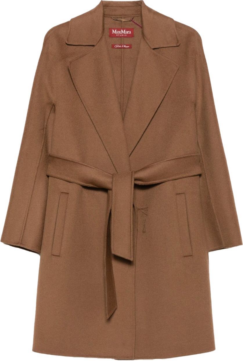 Max Mara Coats Visone Bruin