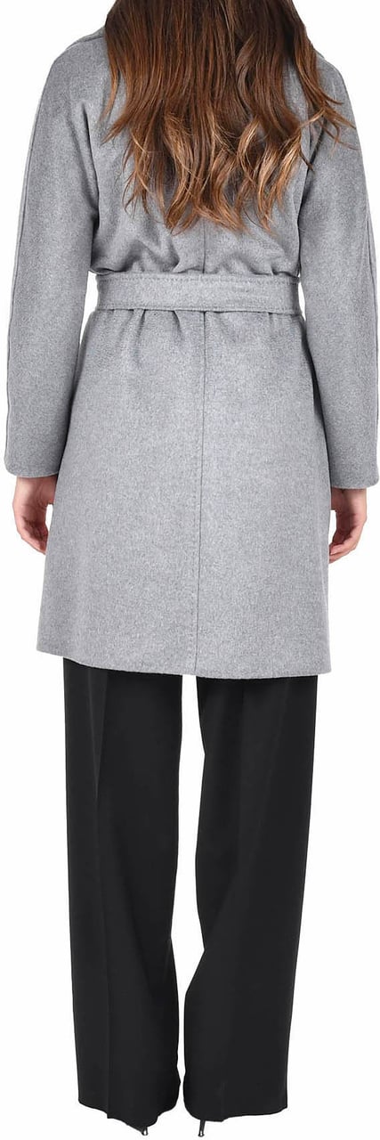Max Mara Coats Grey Grijs