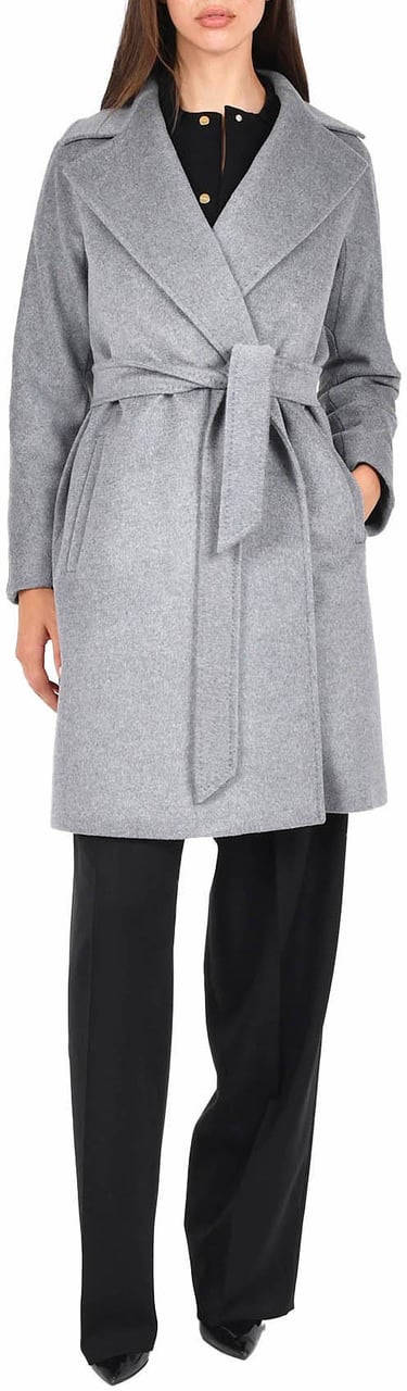 Max Mara Coats Grey Grijs