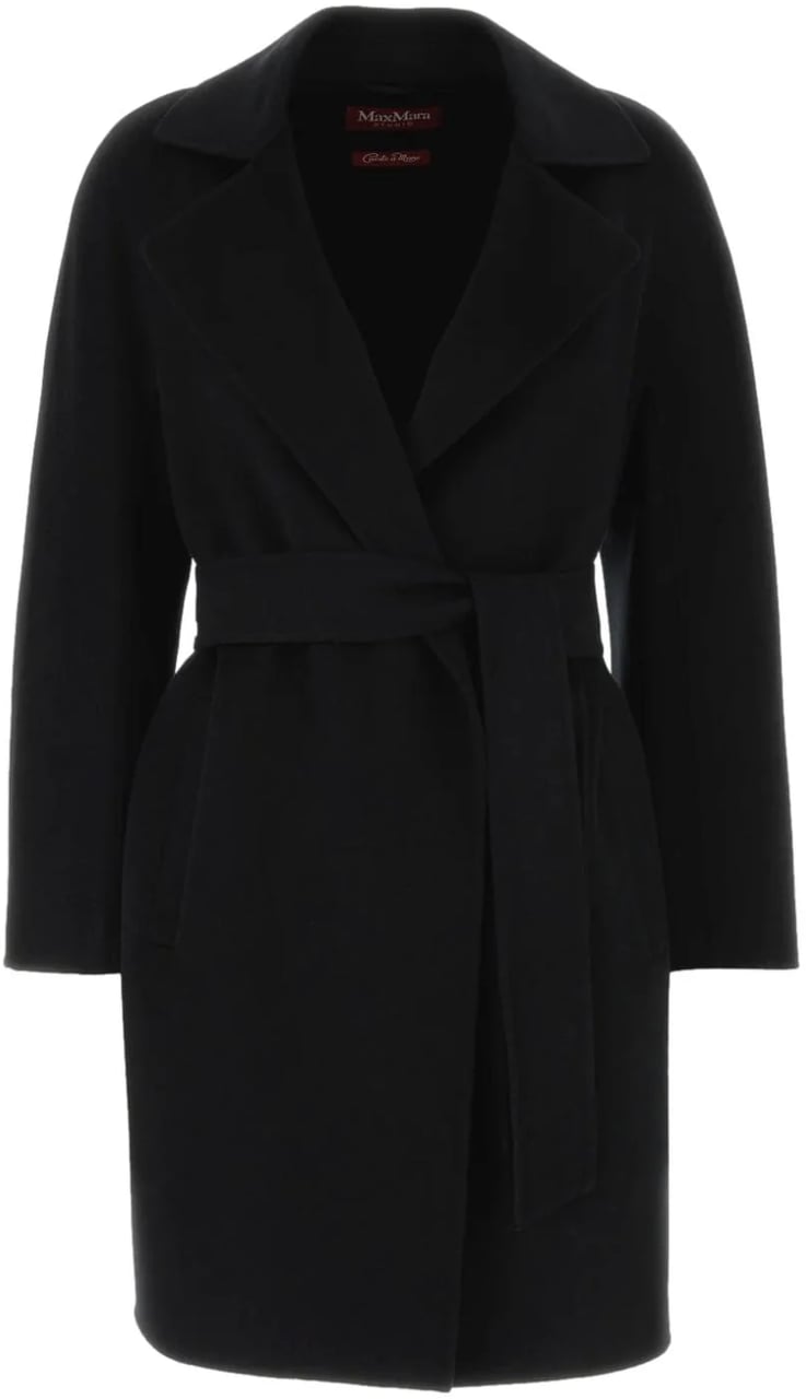 Max Mara Coats Black Zwart