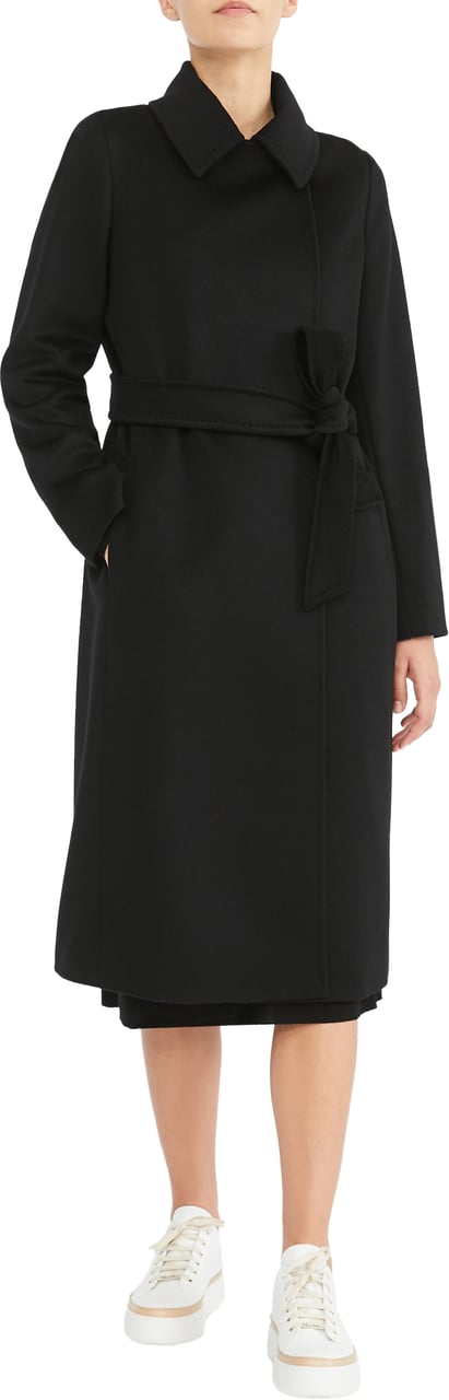 Max Mara Coats Black Zwart