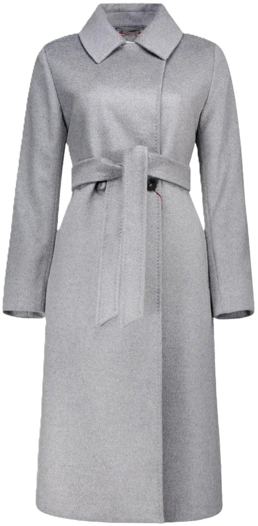 Max Mara Coats Grigio Medio Grijs