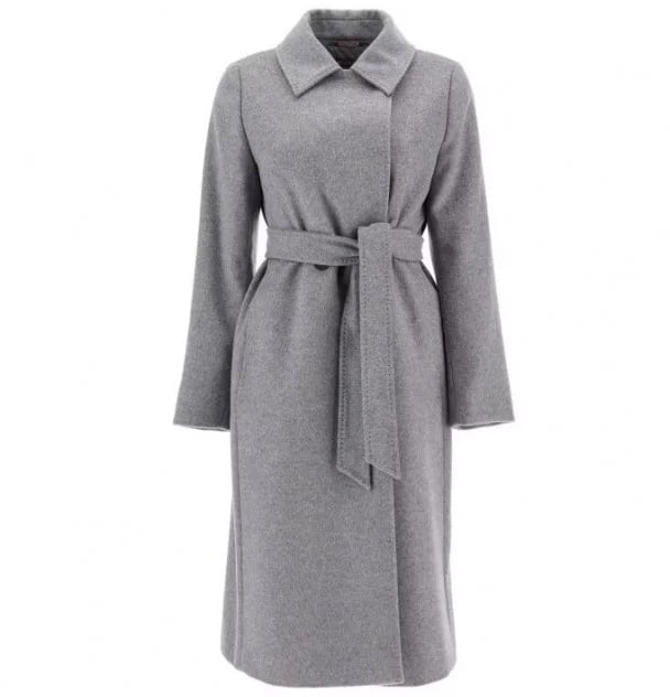Max Mara Coats Grigio Medio Grijs