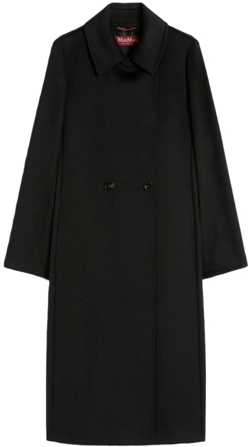 Max Mara Coats Black Zwart